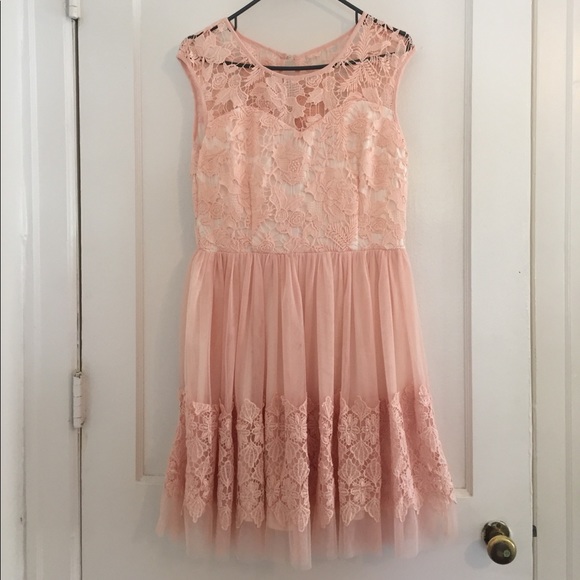 Fig Leaf Boutique Dresses & Skirts - Blush Dress with Amazing Details